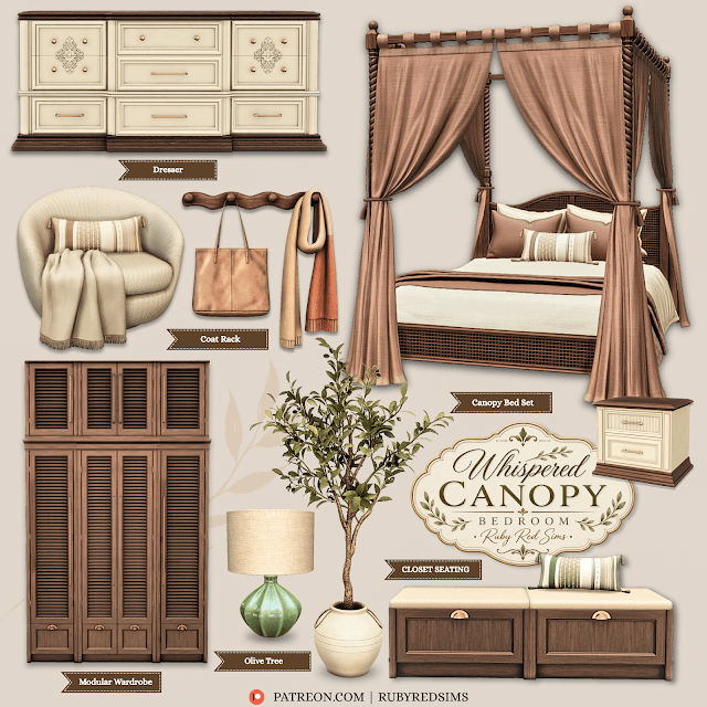 Набор для спальни Whispered Canopy Bedroom